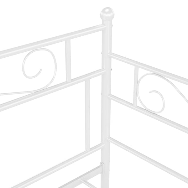 Weißes Schlafsofa-Gestell Soimana 90x200cm (Metall)
