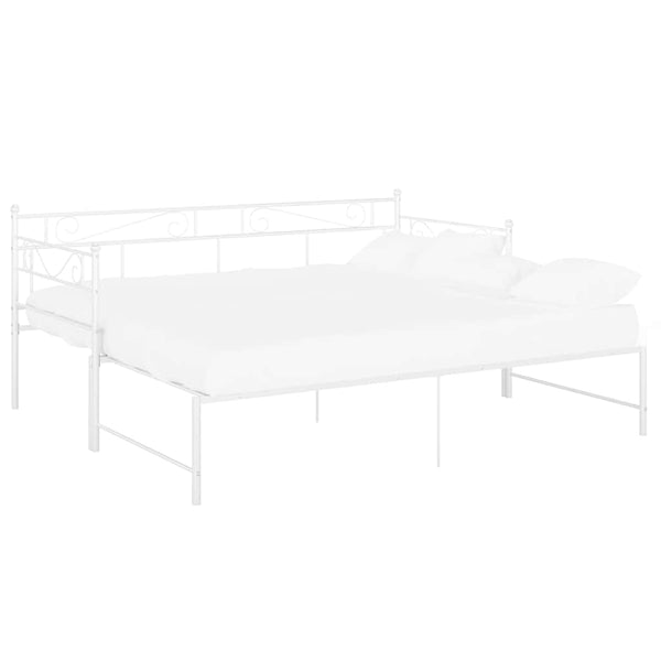 Weißes Schlafsofa-Gestell Lenica 90x200cm (Metall)