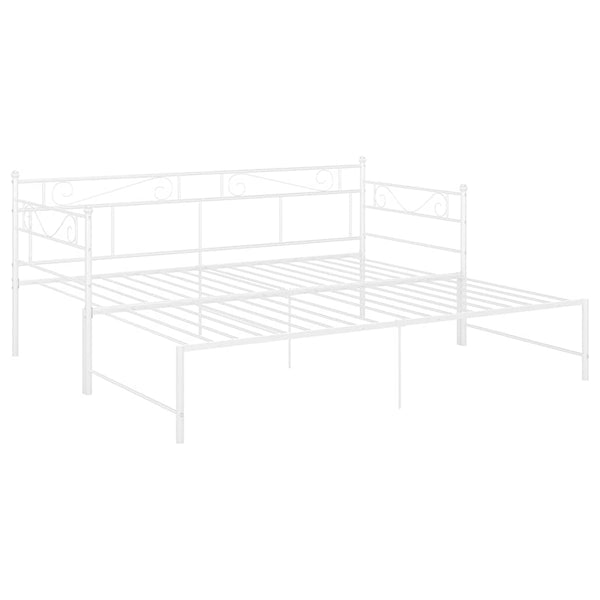 Weißes Schlafsofa-Gestell Lenica 90x200cm (Metall)