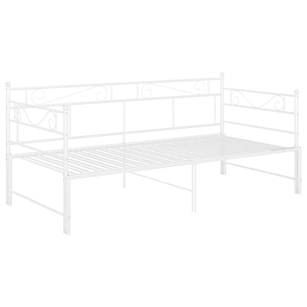 Weißes Schlafsofa-Gestell Lenica 90x200cm (Metall)