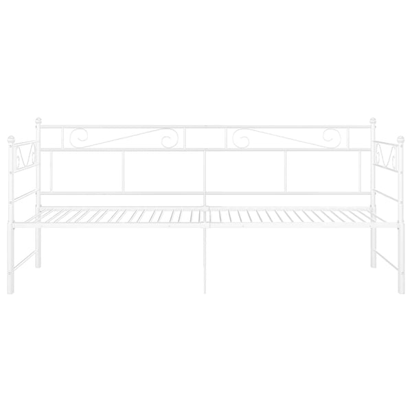 Weißes Schlafsofa-Gestell Lenica 90x200cm (Metall)