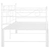 Weißes Schlafsofa-Gestell Lenica 90x200cm (Metall)