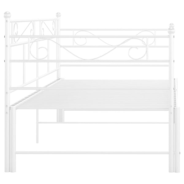Weißes Schlafsofa-Gestell Lenica 90x200cm (Metall)