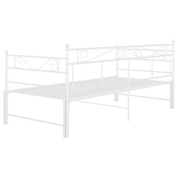 Weißes Schlafsofa-Gestell Lenica 90x200cm (Metall)