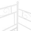 Weißes Schlafsofa-Gestell Lenica 90x200cm (Metall)