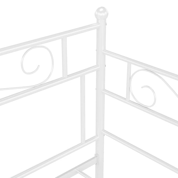 Weißes Schlafsofa-Gestell Lenica 90x200cm (Metall)