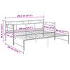 Schlafsofa-Gestell Lenica 90x200cm, grau (Metall)