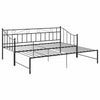 Schwarzes Schlafsofa-Gestell Harden 90x200cm (Metall)