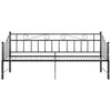 Schwarzes Schlafsofa-Gestell Harden 90x200cm (Metall)