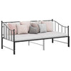Schwarzes Schlafsofa-Gestell Harden 90x200cm (Metall)