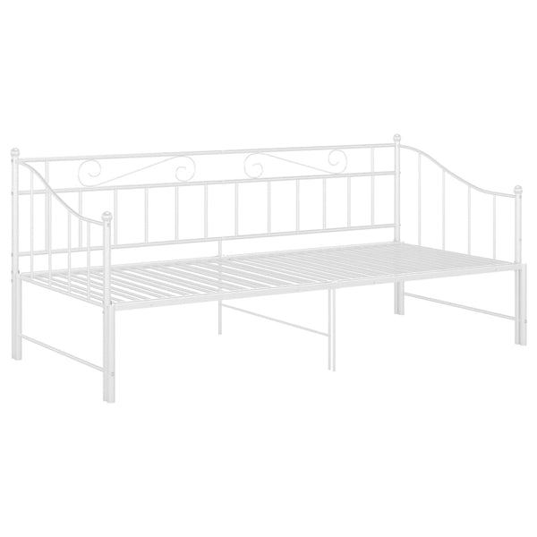 Weißes Schlafsofa-Gestell Harden 90x200cm (Metall)