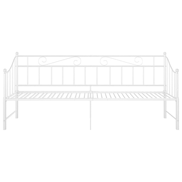 Weißes Schlafsofa-Gestell Harden 90x200cm (Metall)