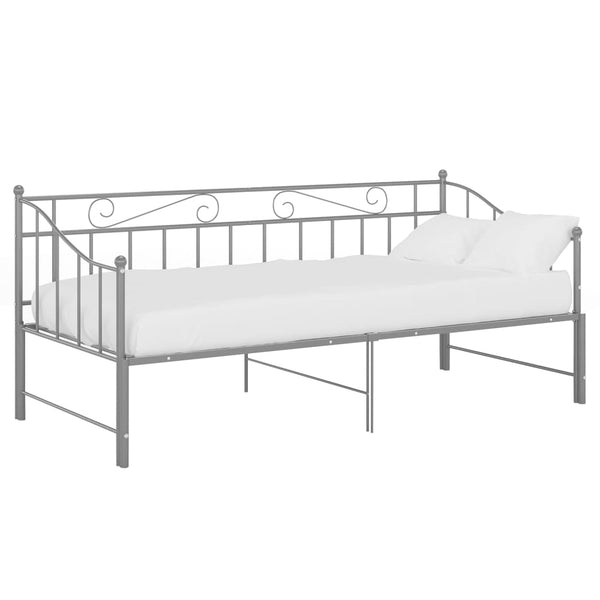 Grauer Schlafsofa-Rahmen Harden 90x200cm (Metall)