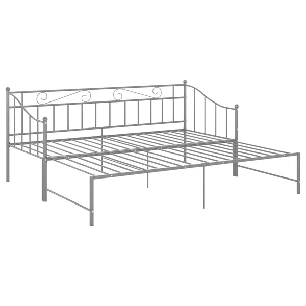 Grauer Schlafsofa-Rahmen Harden 90x200cm (Metall)