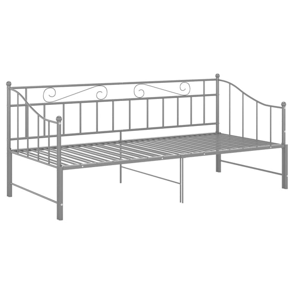 Grauer Schlafsofa-Rahmen Harden 90x200cm (Metall)