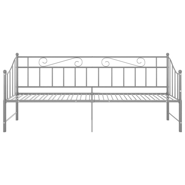 Grauer Schlafsofa-Rahmen Harden 90x200cm (Metall)