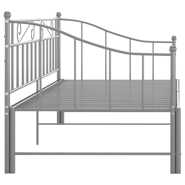 Grauer Schlafsofa-Rahmen Harden 90x200cm (Metall)