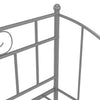 Grauer Schlafsofa-Rahmen Harden 90x200cm (Metall)