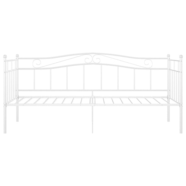 Weißes Schlafsofa-Gestell Tavinel 90x200cm (Metall)