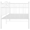 Weißes Schlafsofa-Gestell Tavinel 90x200cm (Metall)