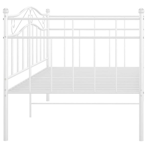 Weißes Schlafsofa-Gestell Tavinel 90x200cm (Metall)
