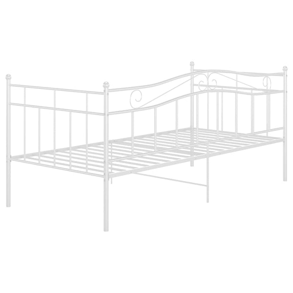 Weißes Schlafsofa-Gestell Tavinel 90x200cm (Metall)
