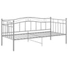 Graues Schlafsofa-Gestell Tavinel 90x200cm (Metall)