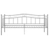 Graues Schlafsofa-Gestell Tavinel 90x200cm (Metall)