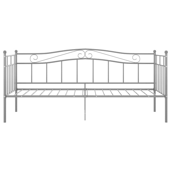 Graues Schlafsofa-Gestell Tavinel 90x200cm (Metall)