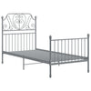 Graues Bettgestell Cuciurean 90x200cm (Metall)