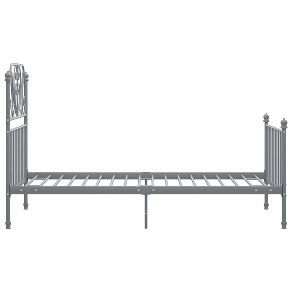 Graues Bettgestell Cuciurean 90x200cm (Metall)
