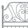 Graues Bettgestell Cuciurean 90x200cm (Metall)
