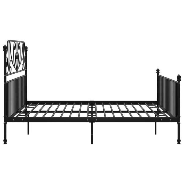 Schwarzes Bettgestell Melpomena 180x200cm (Metall)