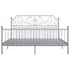 Graues Bettgestell Melpomena 180x200cm (Metall)