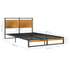 Bettrahmen Moynahan 120x200cm (Metall)