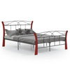 Schwarzes Bettgestell Santie 120x200cm (Metall)