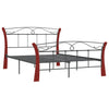 Schwarzes Bettgestell Santie 120x200cm (Metall)