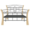 Bettgestell Henry 100x200cm, schwarz (Metall)