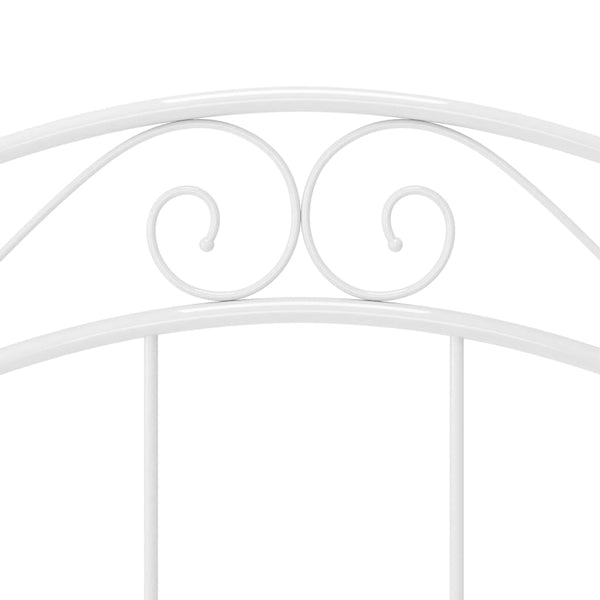 Weißes Bettgestell Dinul 100x200cm (Metall)