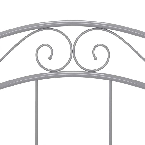 Graues Bettgestell Dinul 100x200cm (Metall)