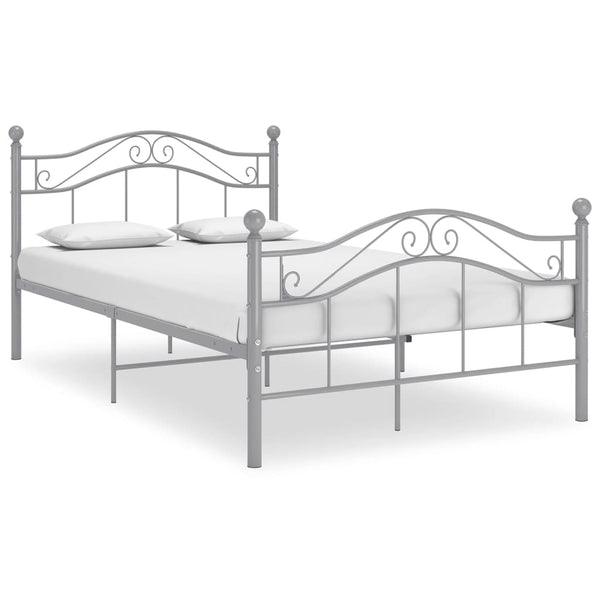 Graues Bettgestell Totosel 120x200cm (Metall)
