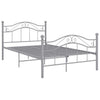 Graues Bettgestell Totosel 120x200cm (Metall)