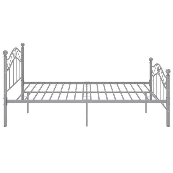 Graues Bettgestell Totosel 120x200cm (Metall)