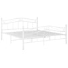Weißes Bettgestell Totosel 160x200cm (Metall)