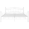 Weißes Bettgestell Totosel 160x200cm (Metall)