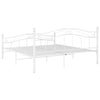 Weißes Bettgestell Totosel 160x200cm (Metall)