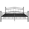 Schwarzes Bettgestell Totosel 180x200cm (Metall)