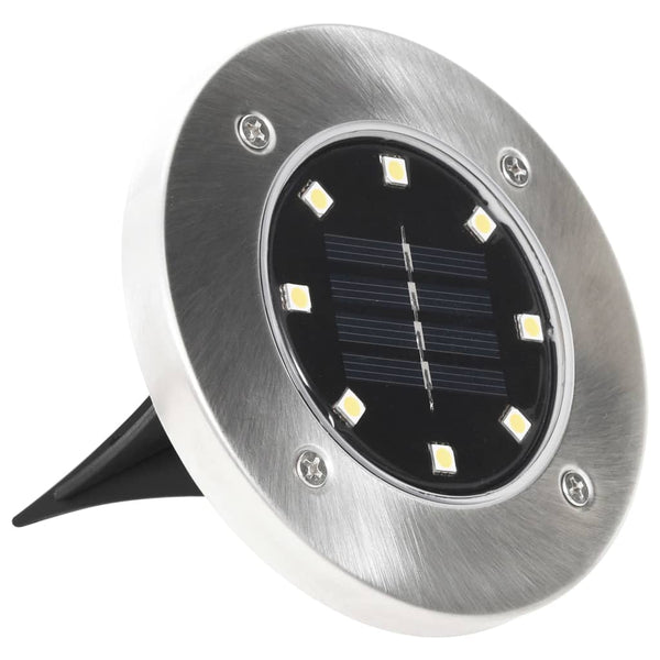 RGB-Solar-Bodeneinbauleuchten Rolanda 8 Stück LED (Farben)