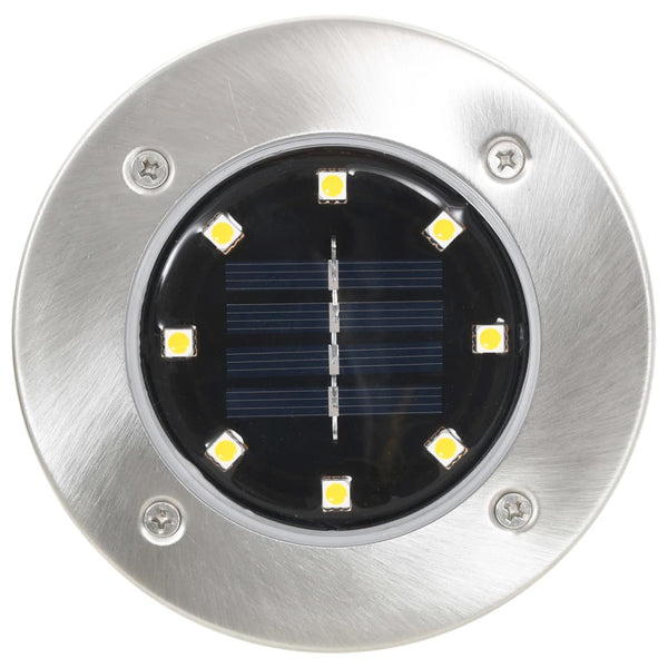 RGB-Solar-Bodeneinbauleuchten Rolanda 8 Stück LED (Farben)