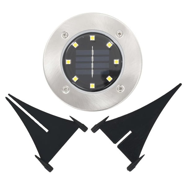RGB-Solar-Bodeneinbauleuchten Rolanda 8 Stück LED (Farben)